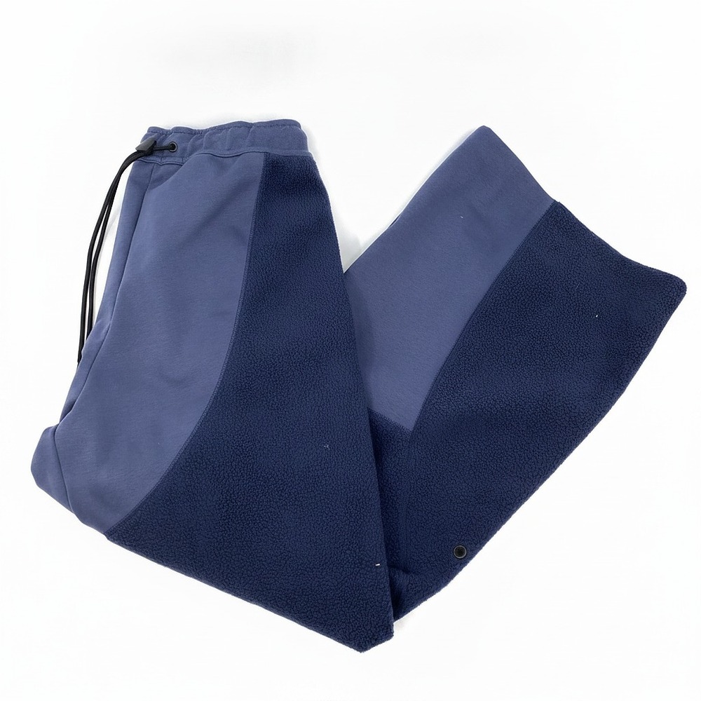 Nike Blue Fleece Jogger Pants | Men’s Medium Regular Oversized Full Length